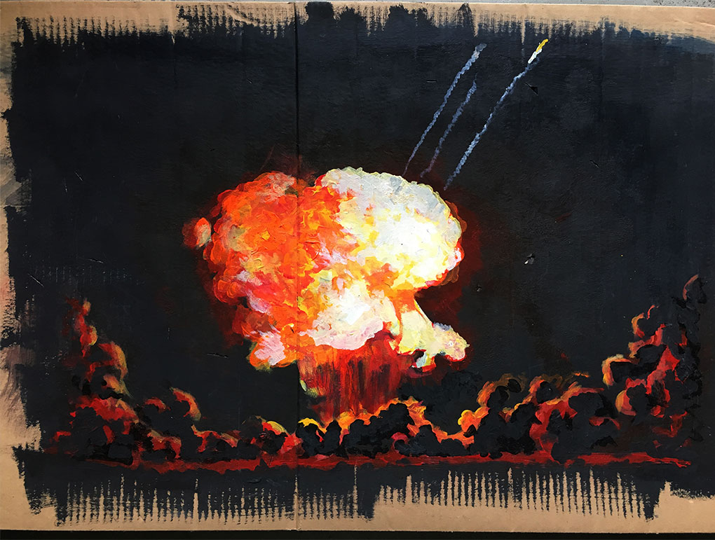 Kawumm Acryl Malerei