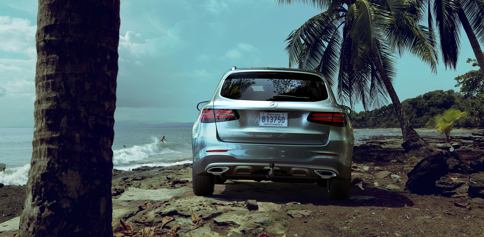Mercedes Benz GLC Pura Vida Costa Rica #2#Surf # fun